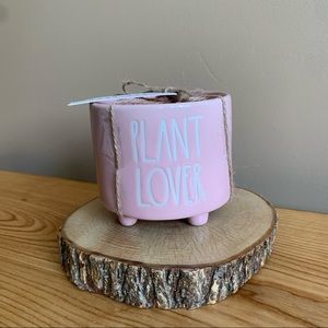 Rae Dunn - PLANT LOVER - Mini Planter - Pink - New